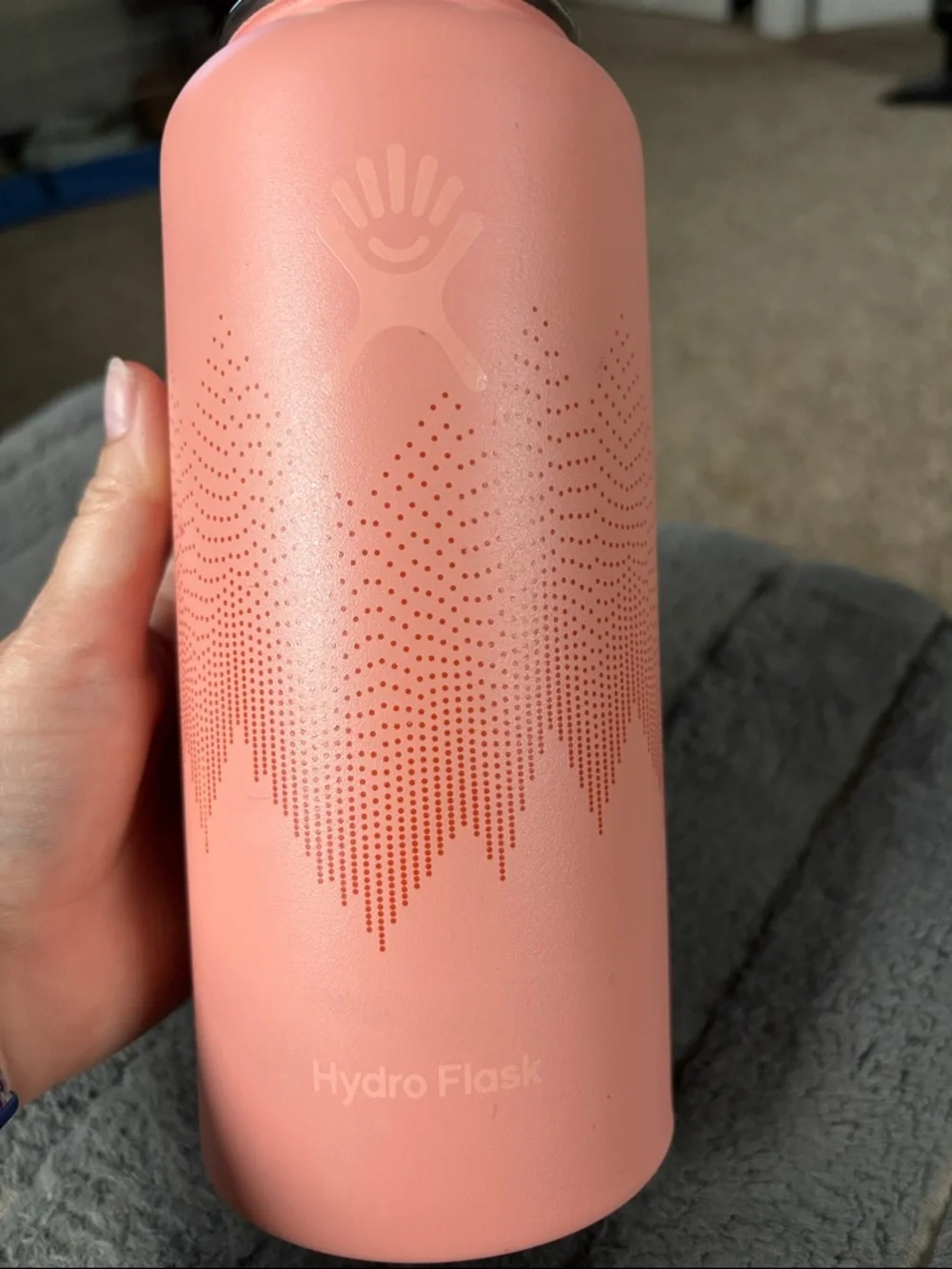 32oz Hydro Flask Alpenglow Pink  Limited Edition Wide Mouth Bottle Rare - Picture 8 of 8